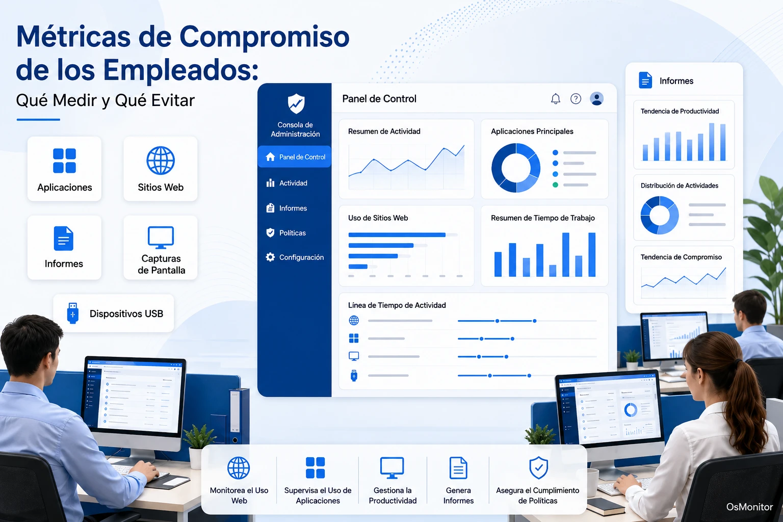 Métricas de compromiso laboral: qué rastrear y qué evitar