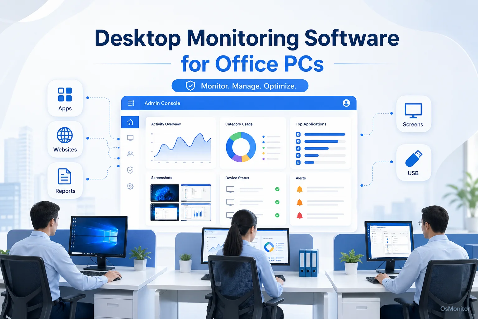 Desktop Monitoring Software for Office PCs & Tools