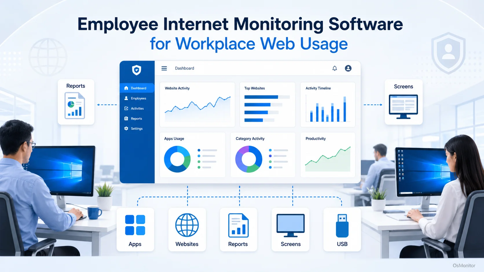 Employee Internet Monitoring Software for Workplace Web Usage
