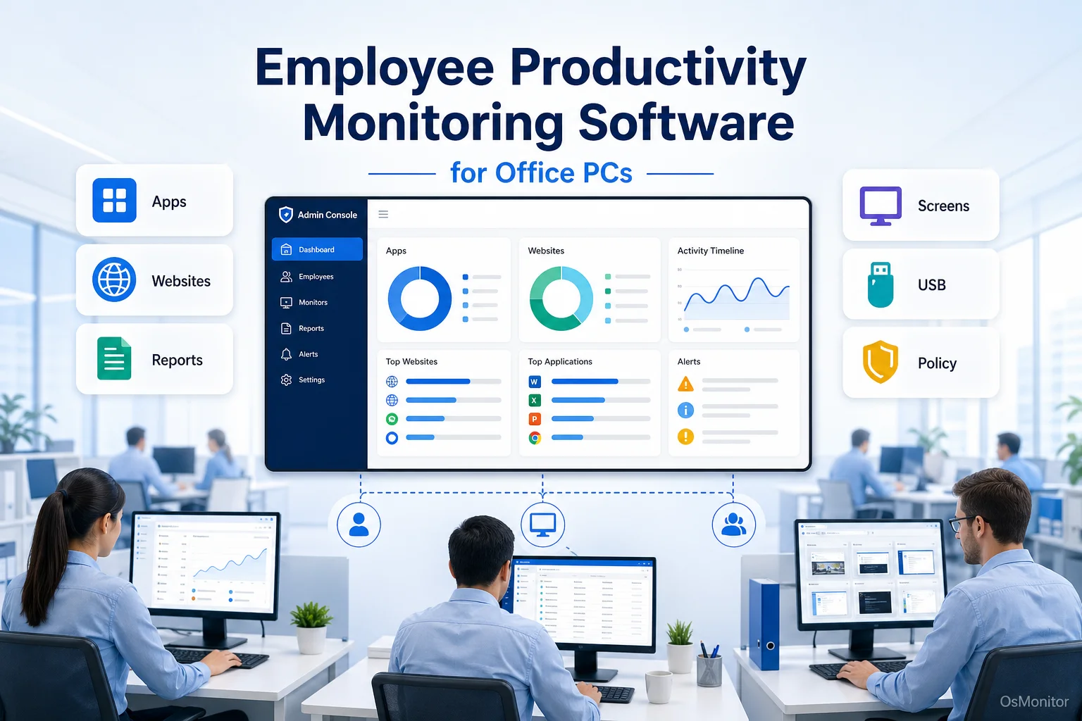 Employee Productivity Monitoring Software for Office PCs