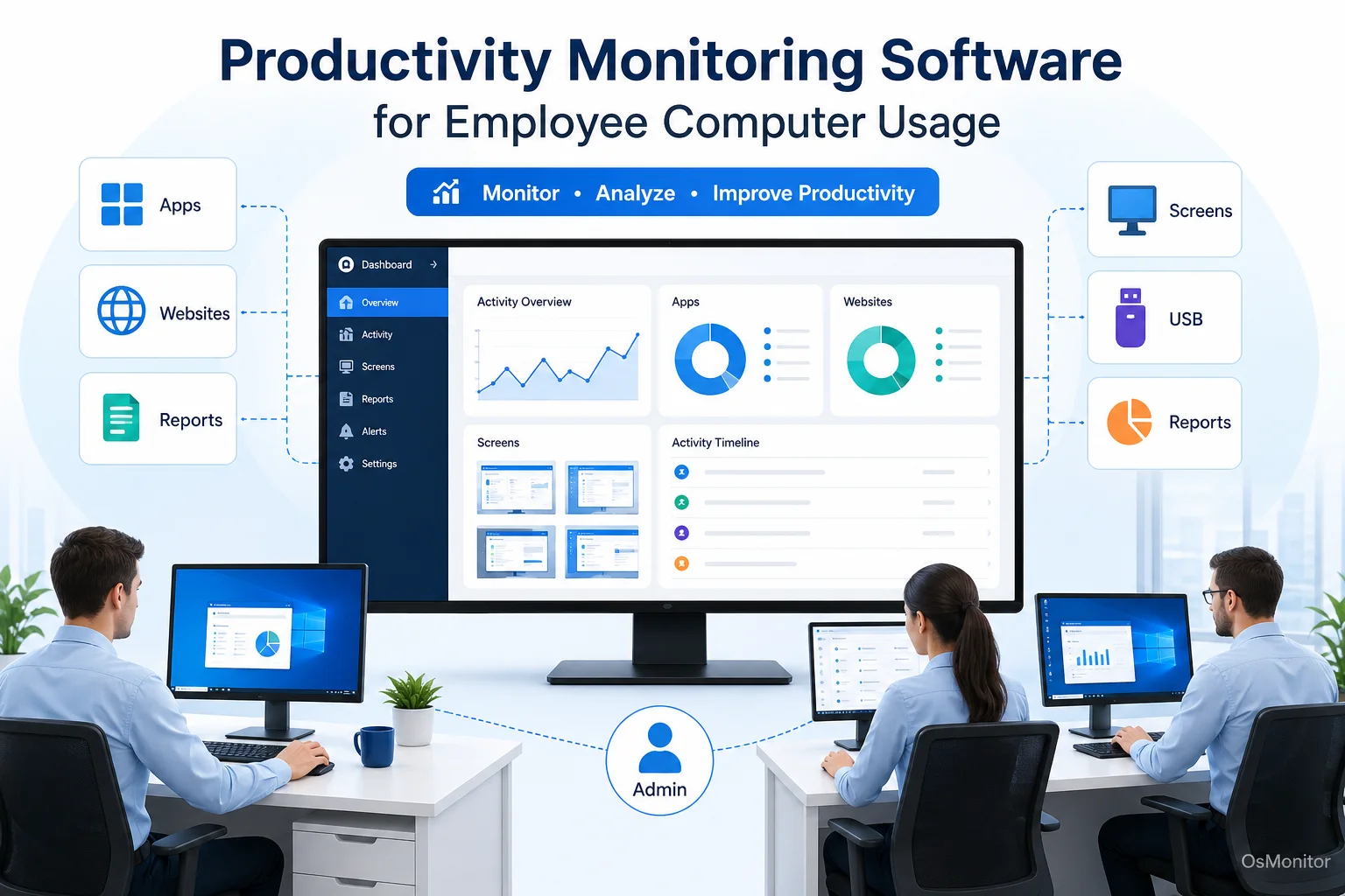 Productivity Monitoring Software for Employee Computer Usage