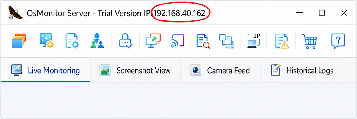 Locating Server IP for Employee Monitoring