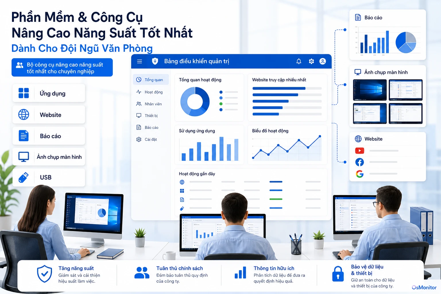 Phần mềm quản lý năng suất làm việc tốt nhất cho đội ngũ