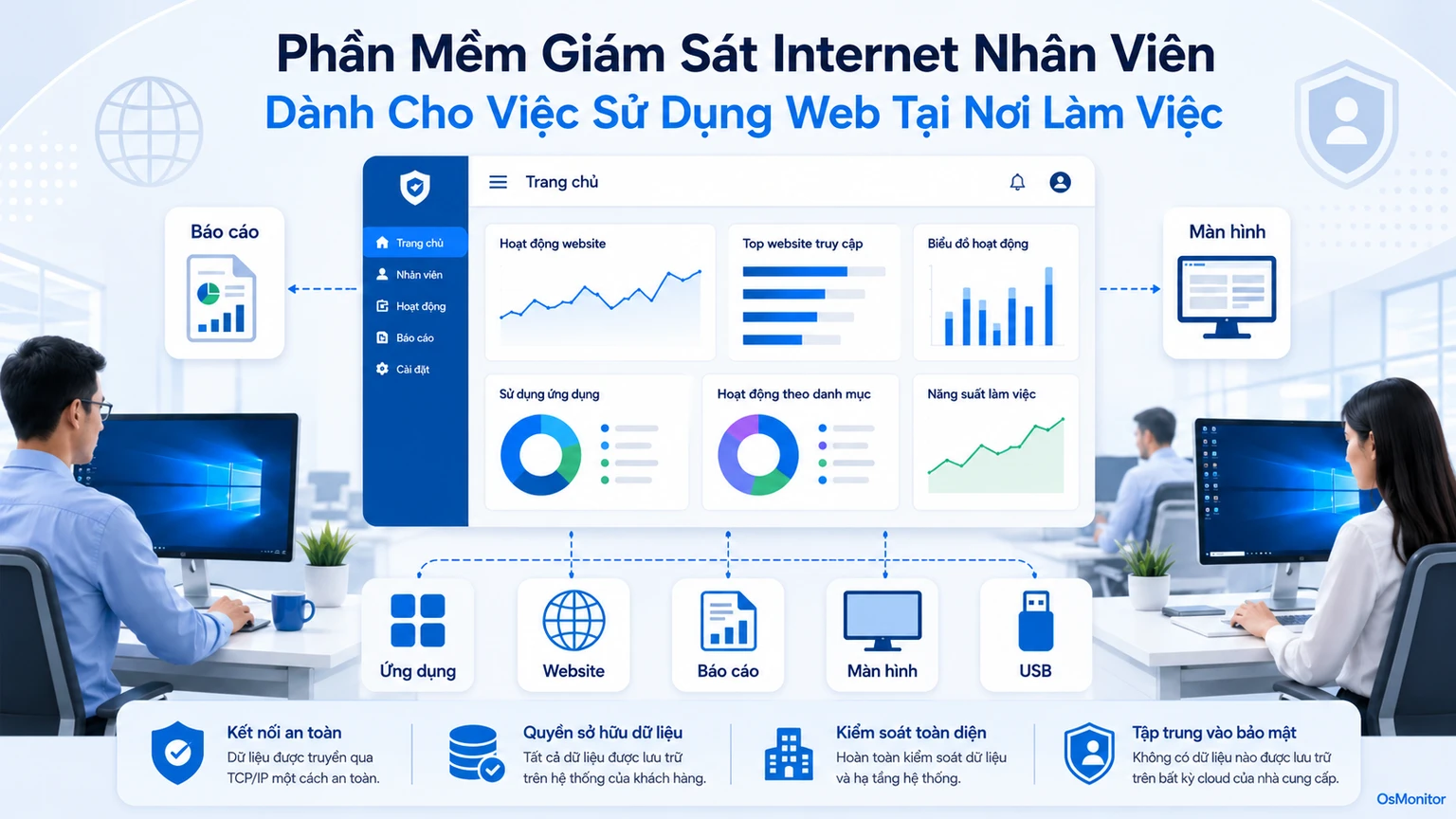 Phần mềm theo dõi và quản lý lướt web trên máy tính nhân viên