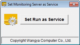 Set OsMonitor run as a service