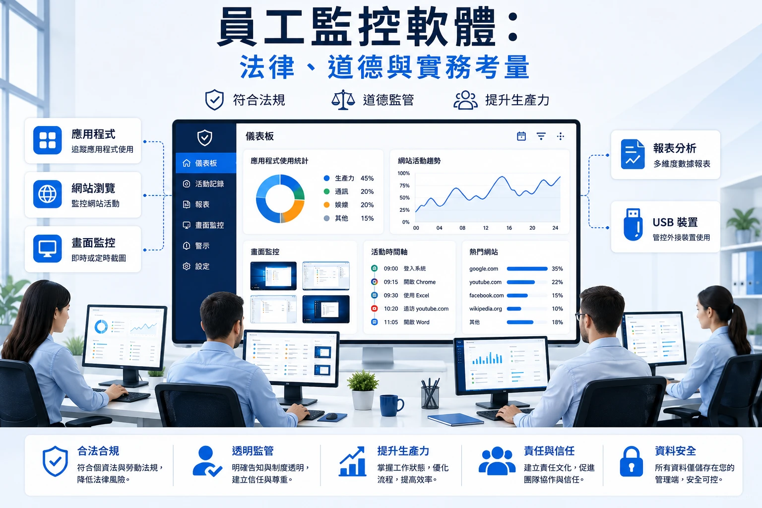 員工電腦監控軟體：法律、倫理與實務考量